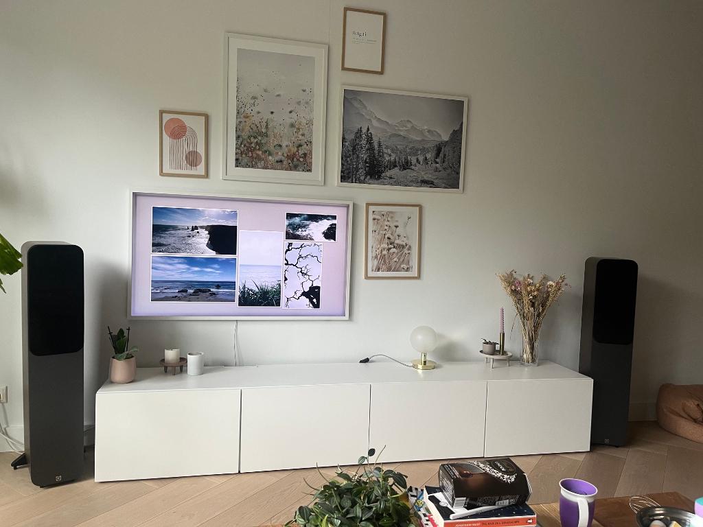 Q acoustics 3050, Audio, Tv en Foto, Luidsprekers, Zo goed als nieuw, 120 watt of meer, Front, Rear of Stereo speakers, Ophalen