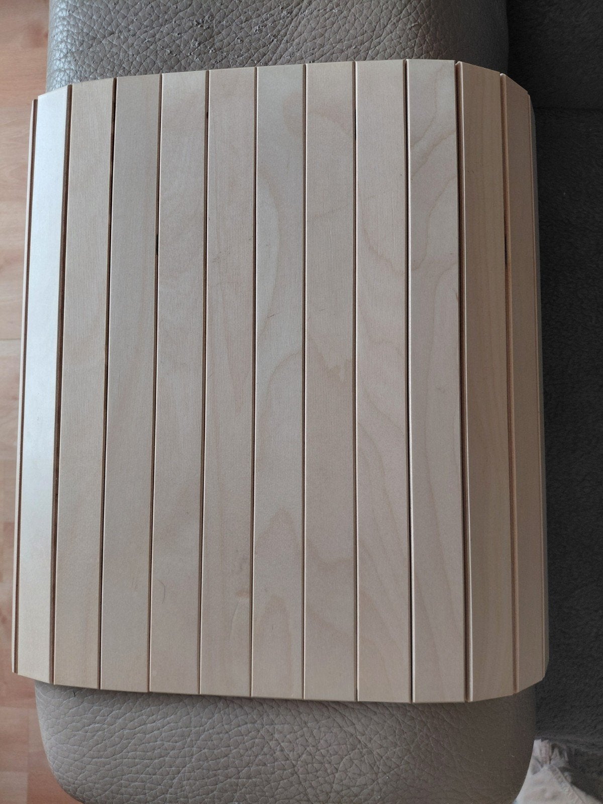 Armleuning dienblad, Ophalen, Zo goed als nieuw, Rechthoekig, Hout