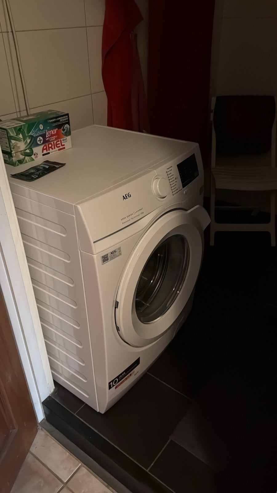 AEG 6000 Lavamat Wasmachine - Nette Staat, Witgoed en Apparatuur, Ophalen, Gebruikt, Voorlader, Kort programma