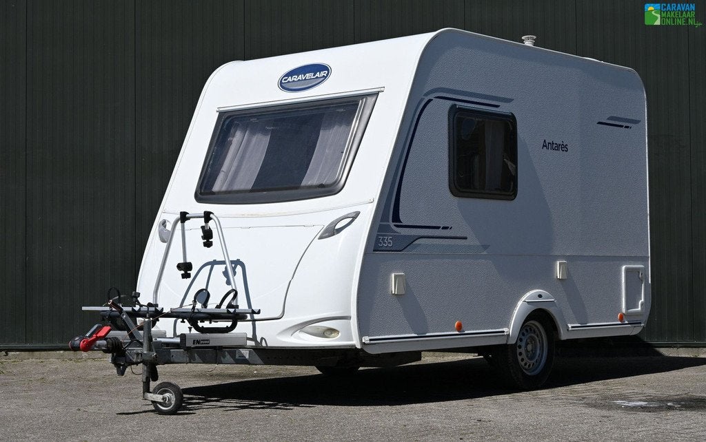 Caravelair Antarès 335 Lichtgewicht|Fietsdrager/ Voortent, Standaardzit, Tot en met 2, 500 - 750 kg, Caravelair