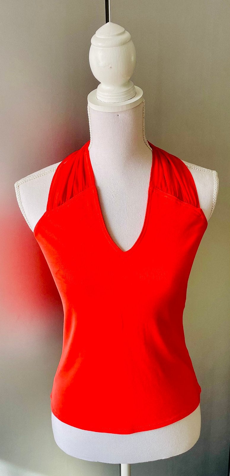 Marccain: Luxe Top, Verzenden, Zo goed als nieuw, Rood, Maat 36 (S)