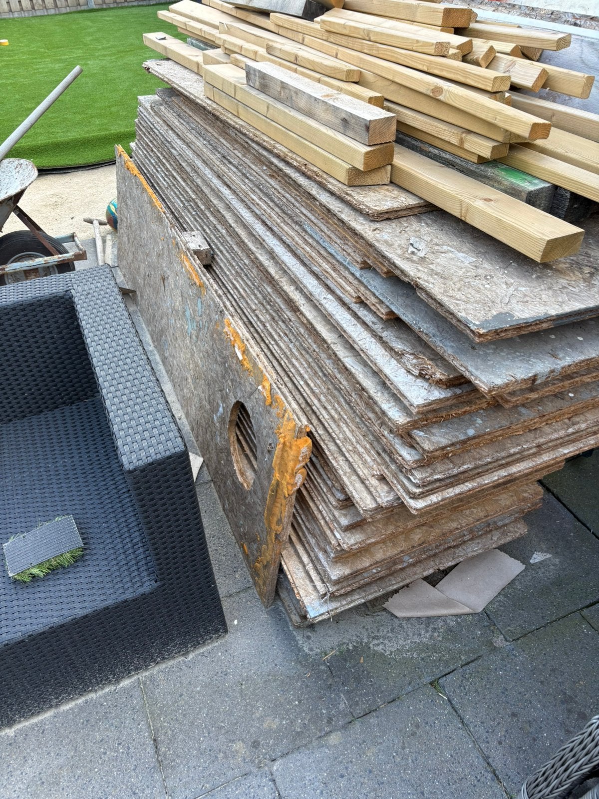 OSB PLATEN, Doe-het-zelf en Verbouw, Hout en Planken, Ophalen, Minder dan 25 mm, Zo goed als nieuw, Plank