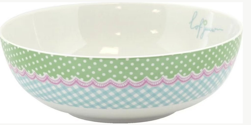 Lofjuuw schaal 23 cm zgn	€ 3,50, Ophalen of Verzenden, Overige stijlen, Schaal of Schalen