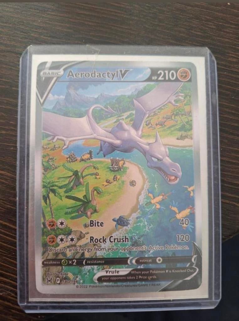 Pokémon TCG: Aerodactyl V (180/196) - Astral Radiance, Ophalen of Verzenden, Zo goed als nieuw, Losse kaart