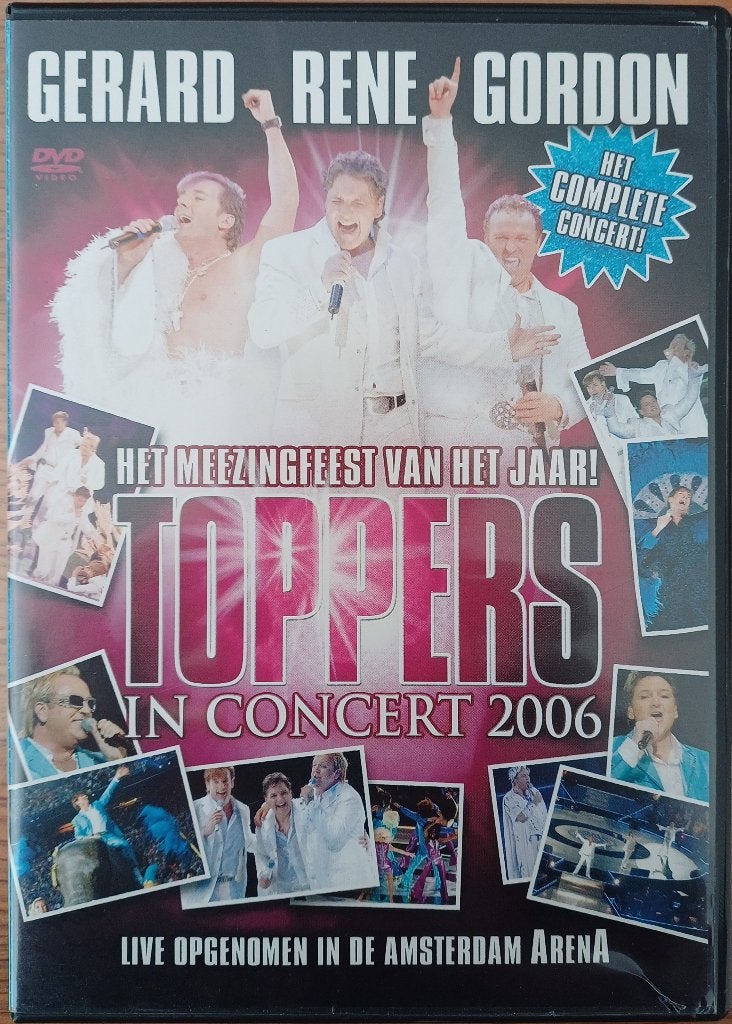 DVD - Toppers in concert 2006 - Gerard, Rene, Gordon, Alle leeftijden, Ophalen of Verzenden, Zo goed als nieuw