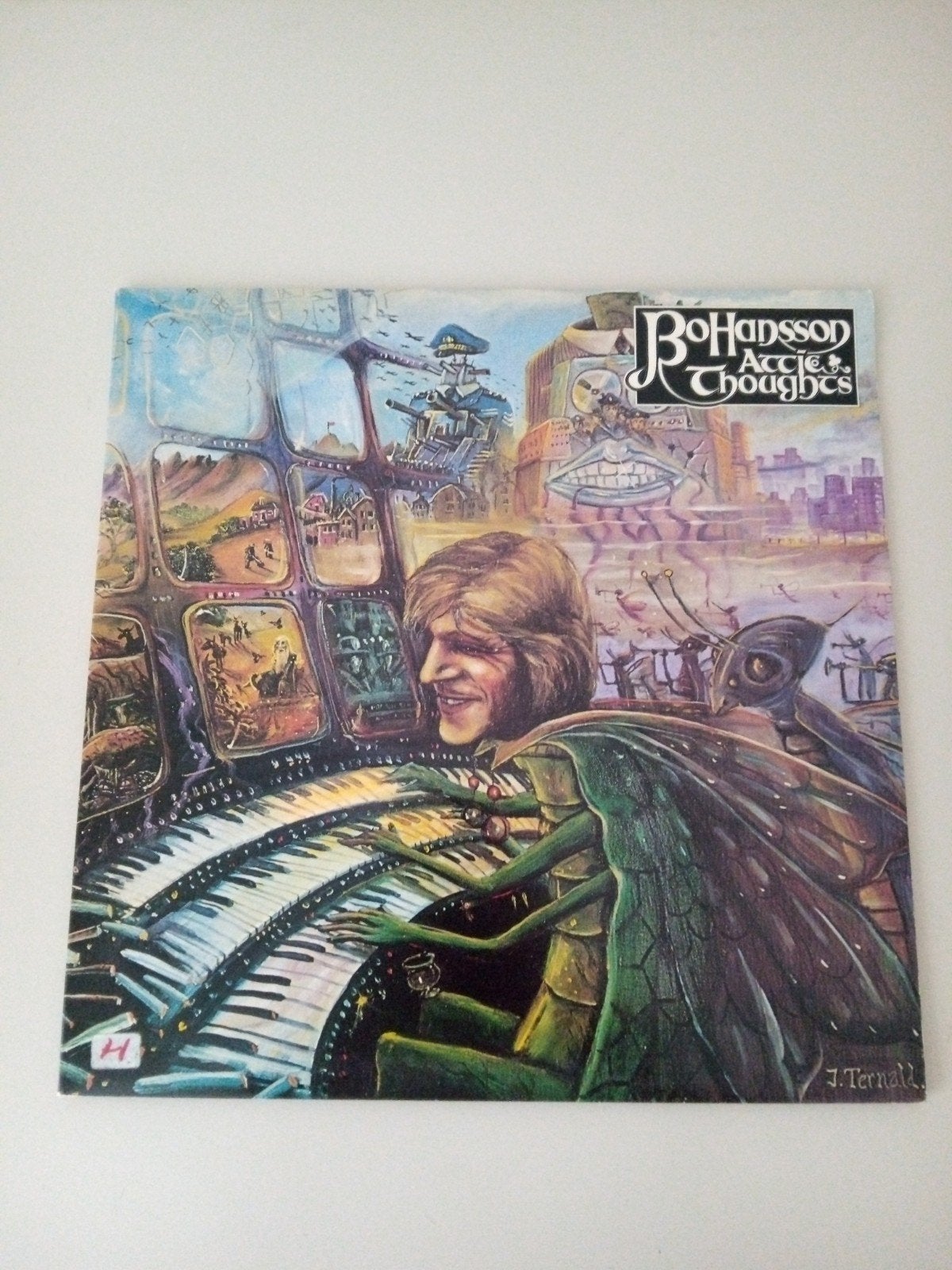 Bo Hansson - Attic Thoughts LP (1975) Prog Rock, LP, Rock, Gebruikt, Originele persing