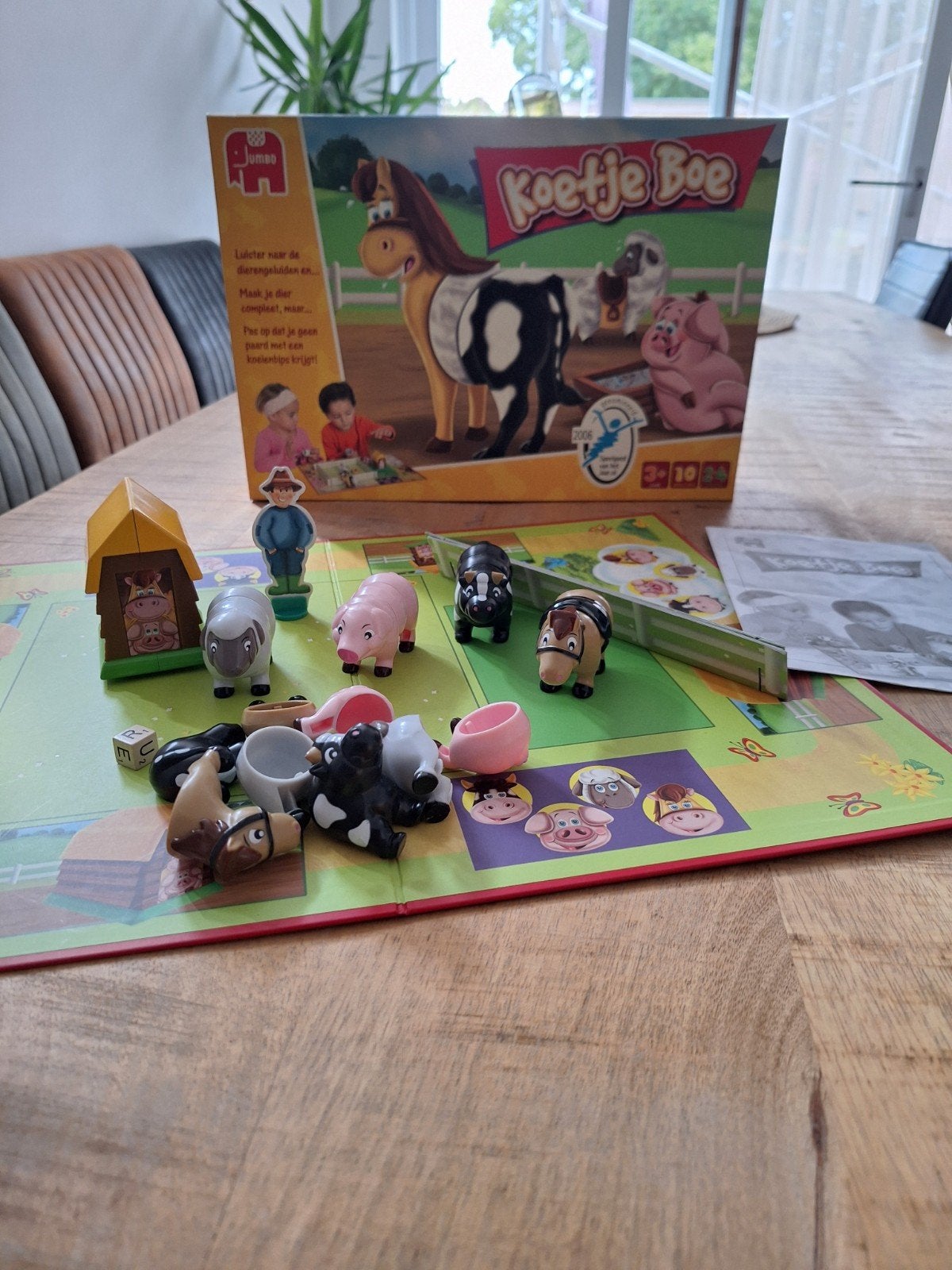 Jumbo Koetje Boe - Leuk boerderijspel voor kinderen, Hobby en Vrije tijd, Gezelschapsspellen | Bordspellen, Drie of vier spelers