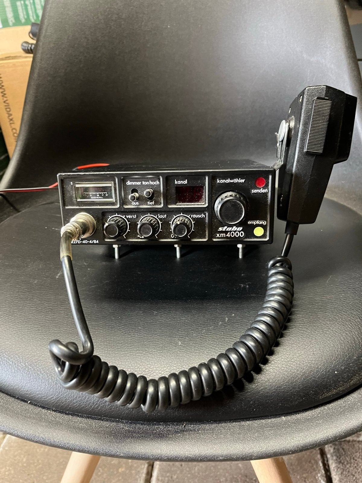 Stabo XM 4000 27 MC Transceiver, Ophalen of Verzenden, Gebruikt, Zender en Ontvanger