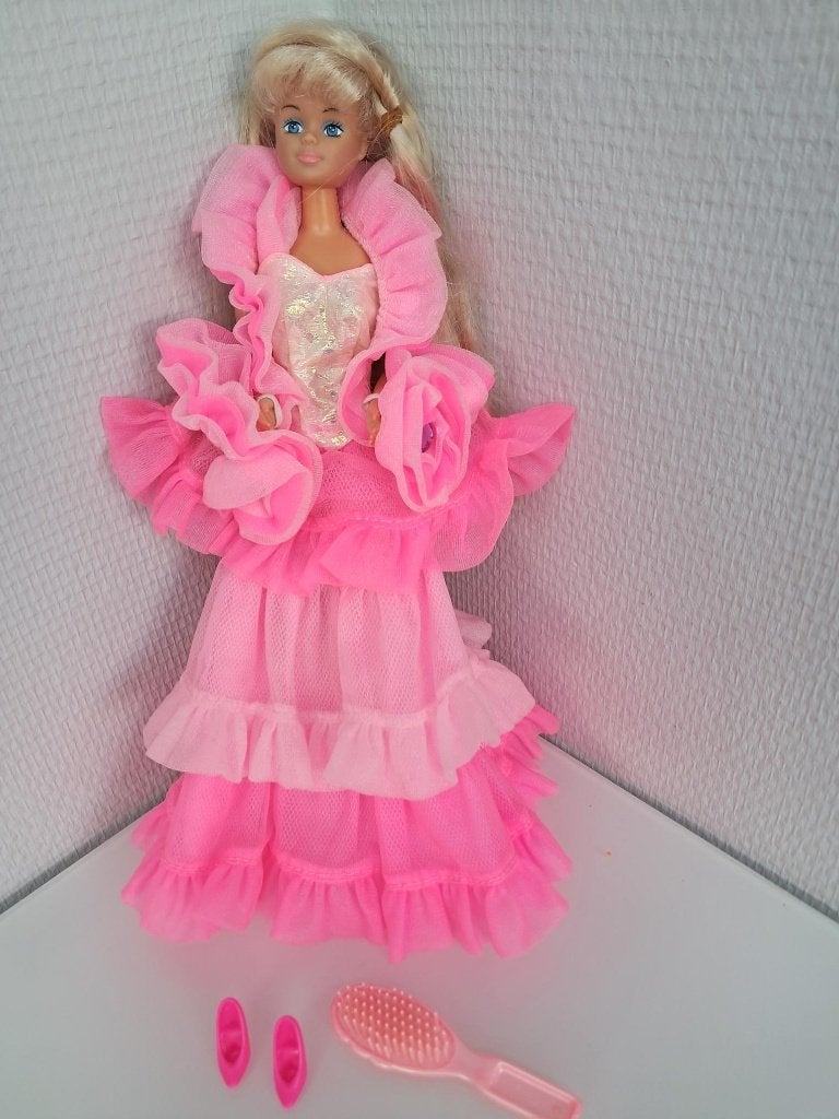 Vintage Plasty Fantasy Petra Pop (Jaren '90) –Perfecte Staat, Ophalen of Verzenden, Zo goed als nieuw, Pop