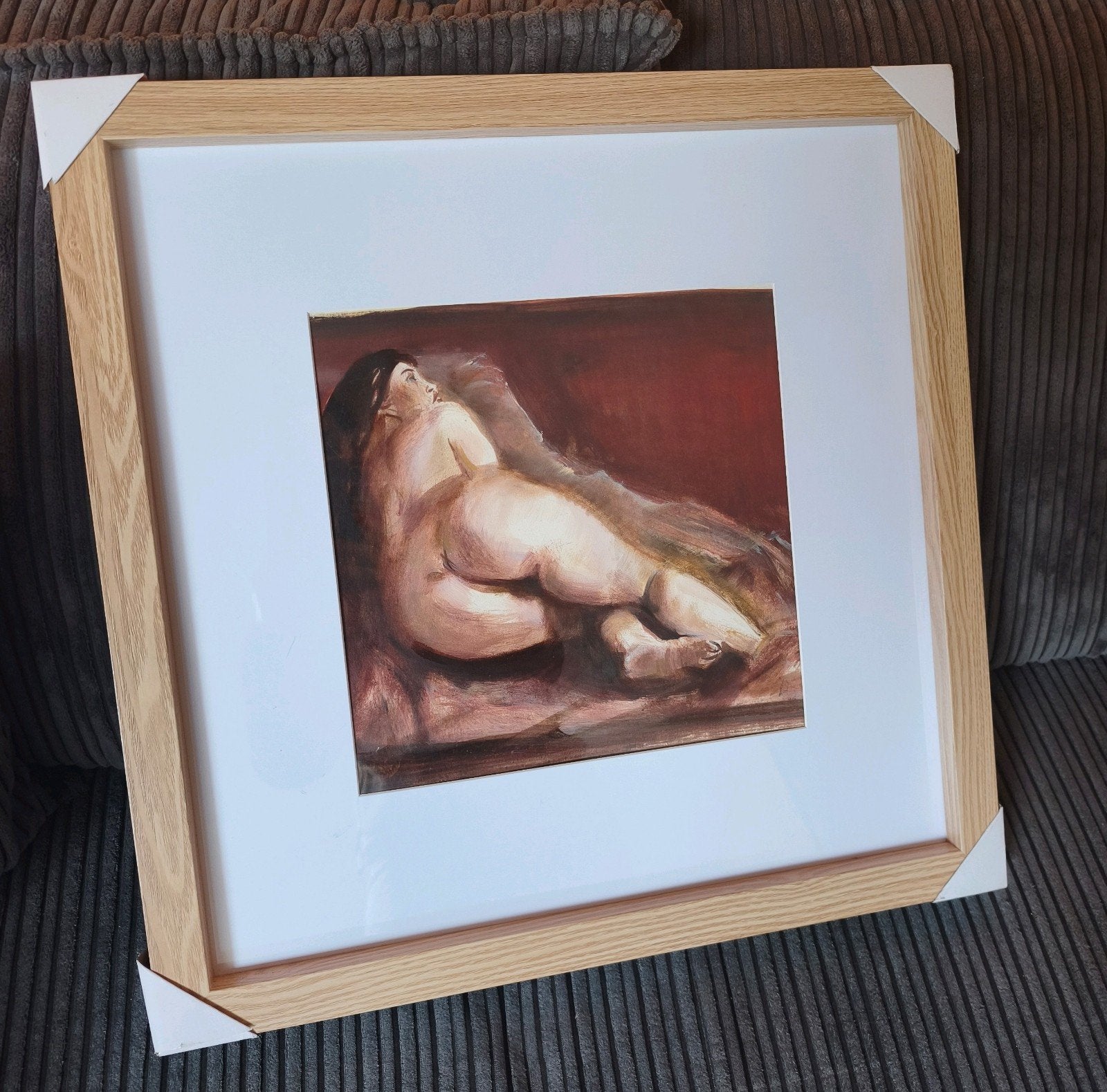 Olieverf schilderij vrouw door Ben Bulters, Ophalen of Verzenden