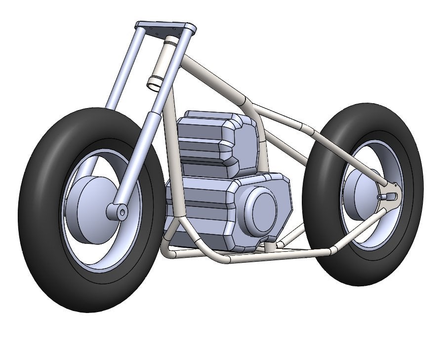 Hardtail bobber chopper project, Motoren, Ophalen