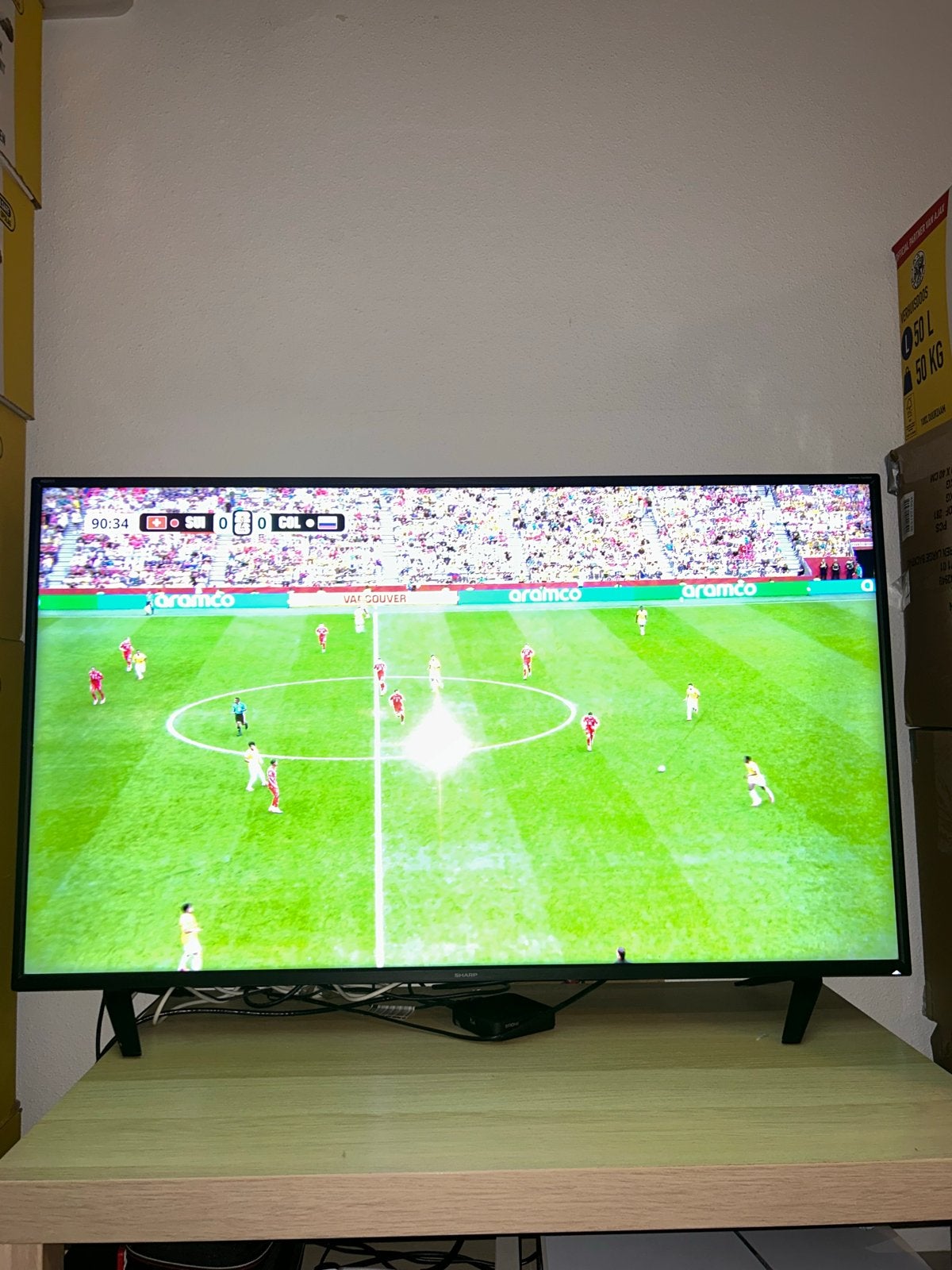 Sharp Aquos 49 inch LED TV, Ophalen, 50 Hz, 100 cm of meer, Sharp