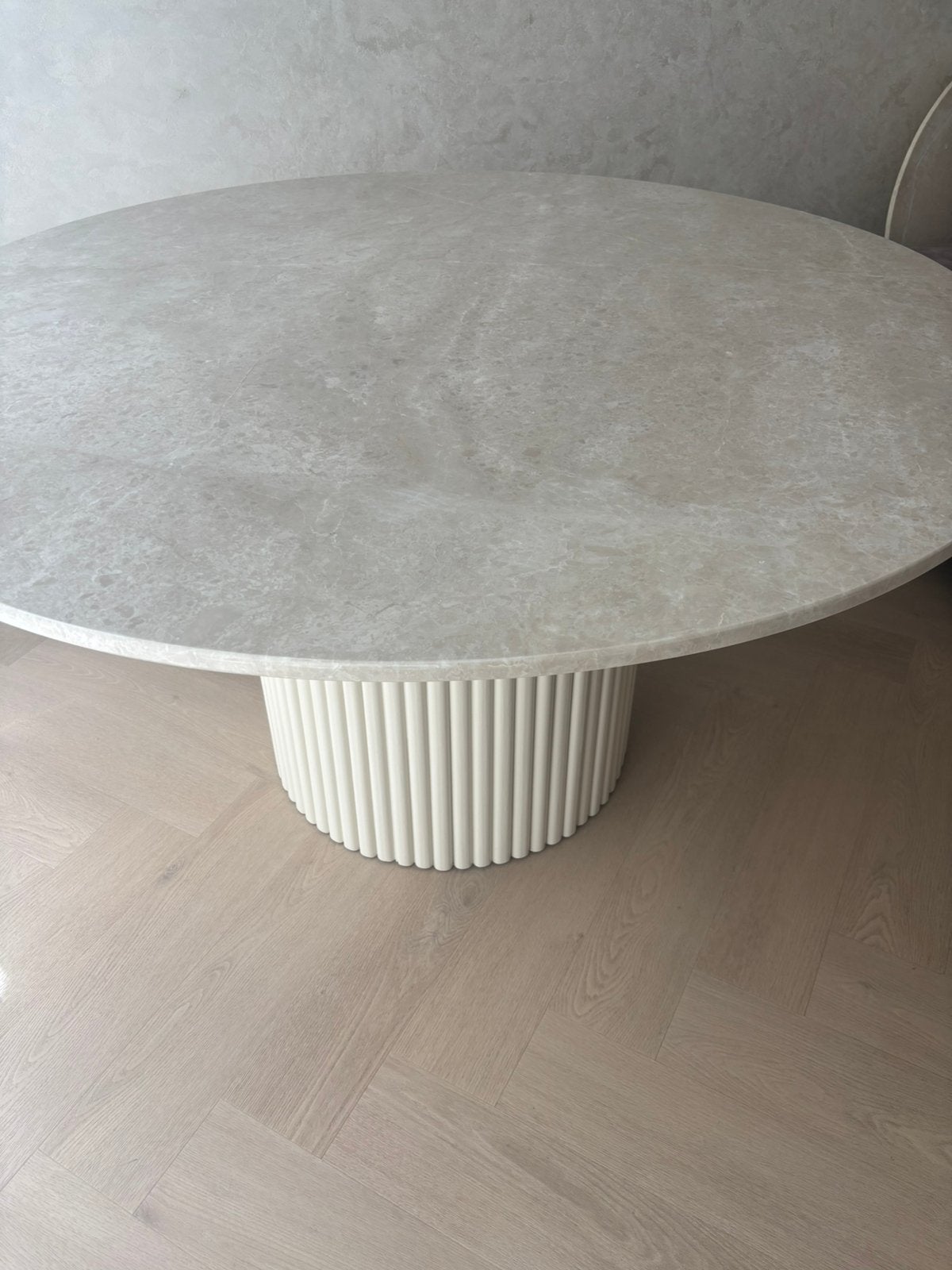 Luxe Royal Marmer eettafel en salontafels 140 cm hand made, Ophalen, Rond, Nieuw, 100 tot 150 cm