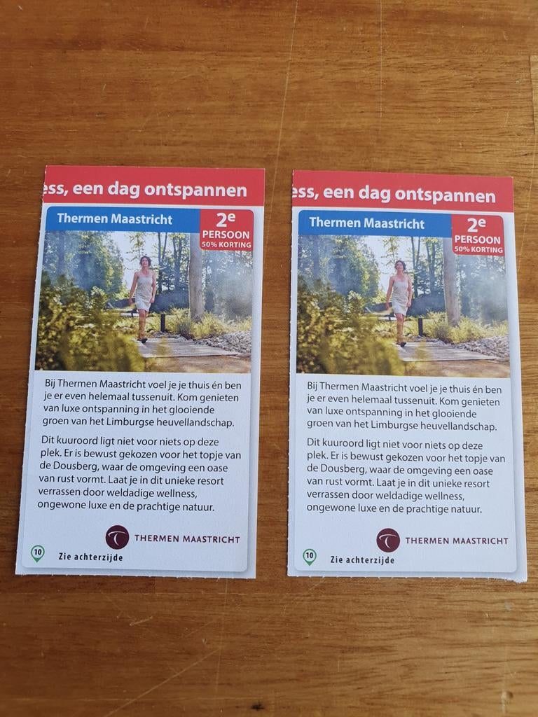 Saunabon Sauna  Thermen Maastricht, Tickets en Kaartjes, Kortingen en Cadeaubonnen