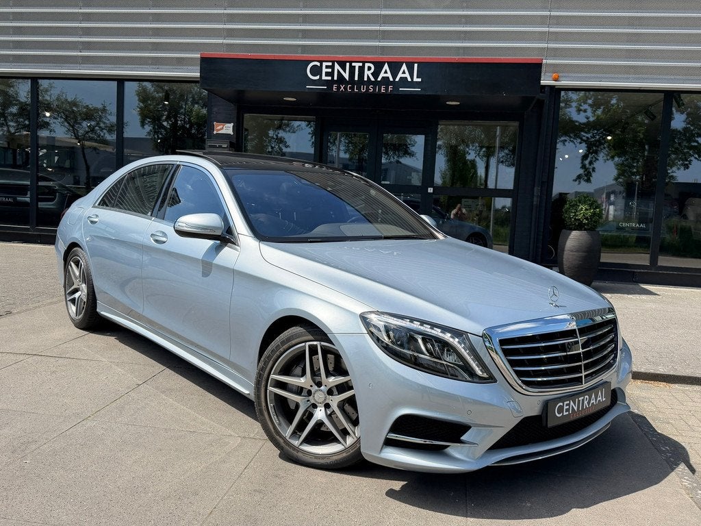 Mercedes-Benz S-klasse 500 4Matic Lang AMG Pano|Massage|Memo, Adaptive Cruise Control, Gebruikt, Bedrijf, Vierwielaandrijving