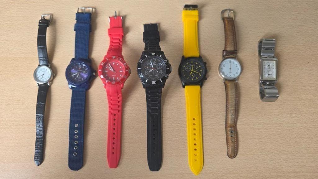 7 diverse horloges, Ophalen of Verzenden, Gebruikt, Overige merken