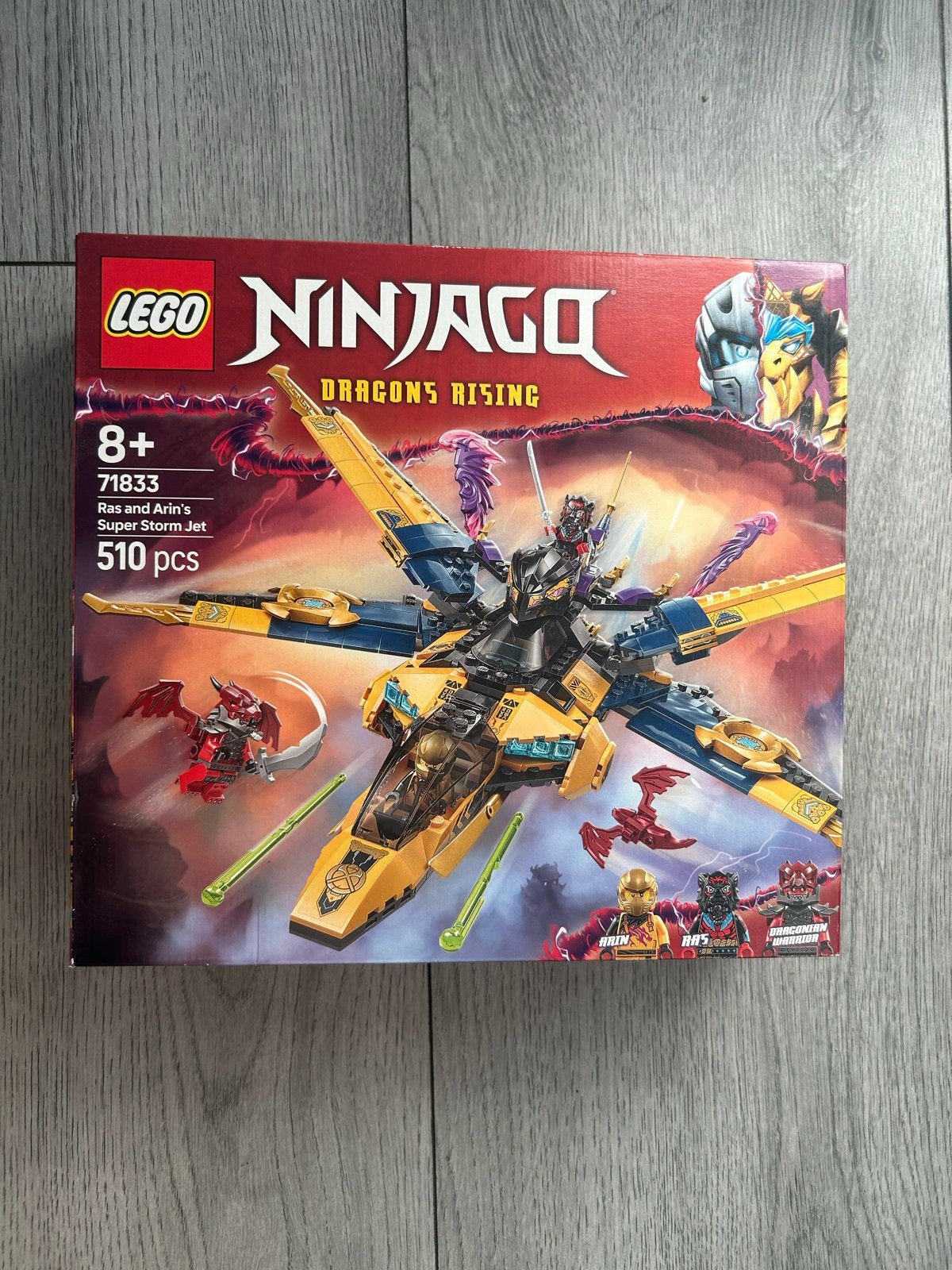 Lego Ninjago 71833 Ras en Arin's Super Storm Jet, Verzenden, Lego, Nieuw, Ongeopend/sealed