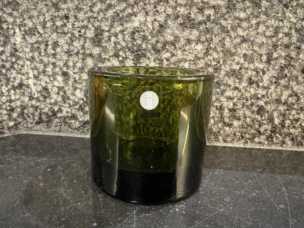 Iittala Kivi mossgreen, Overige materialen, Gebruikt, Ophalen of Verzenden, Groen