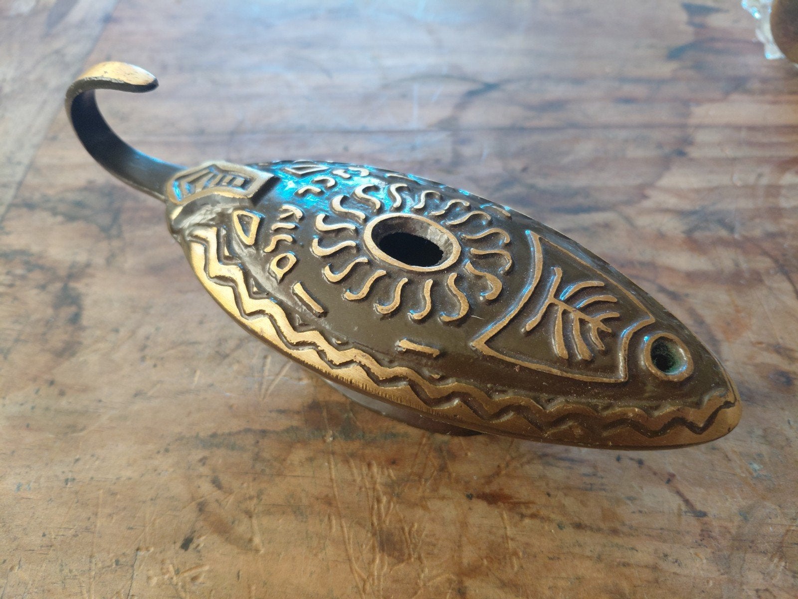 Prachtige Vintage Messing Olielamp / Aladdin Lamp, Ophalen of Verzenden