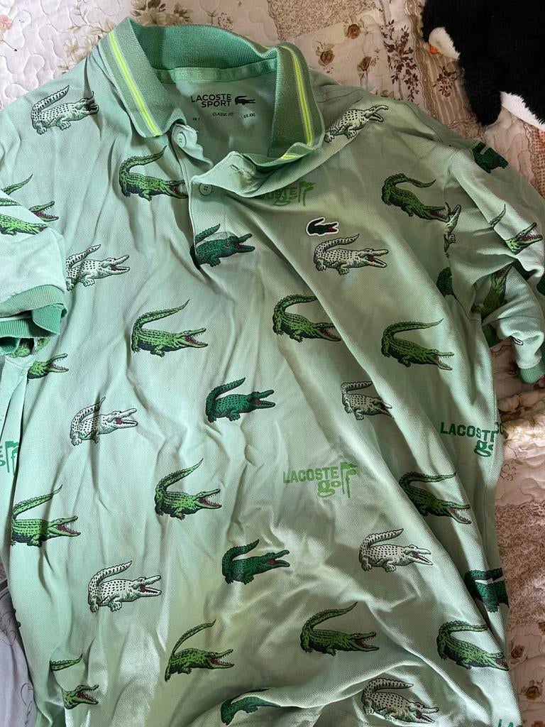 Lacoste polo XXL zo goed als nieuw, Ophalen of Verzenden, Zo goed als nieuw, Overige maten, Groen