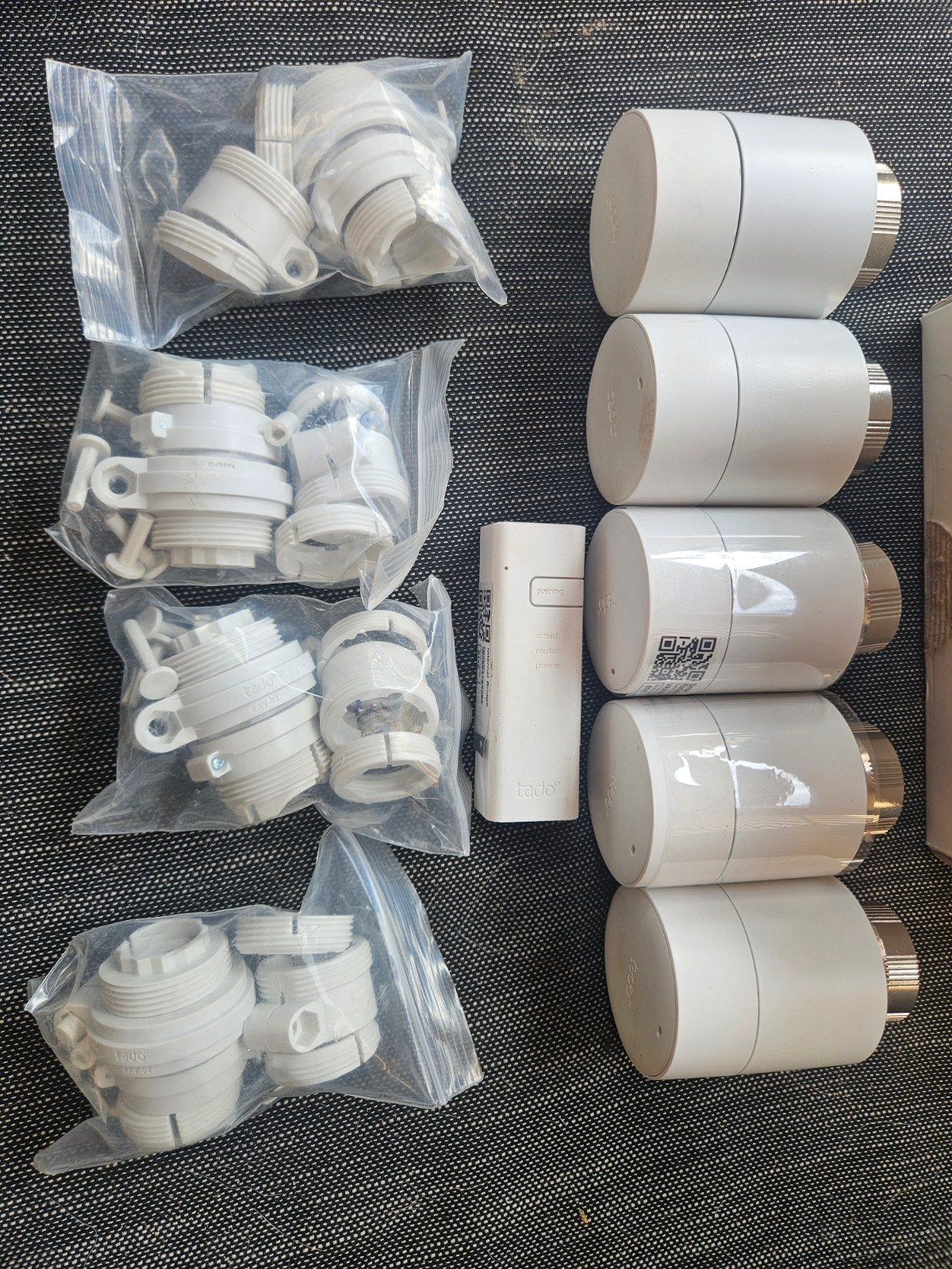 Tado Slimme Thermostaatkranen Radiatorthermostaten Set, Ophalen of Verzenden, Slimme thermostaat, Zo goed als nieuw