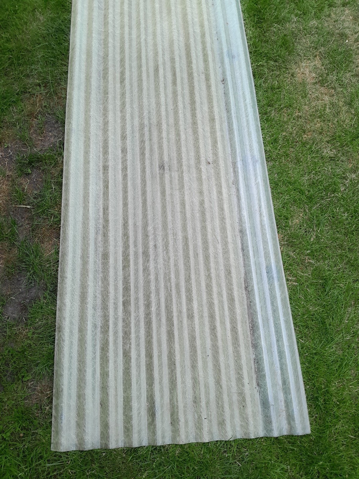 6 lichtdoorlatende golfplaten 80x2.16, Ophalen, Gebruikt