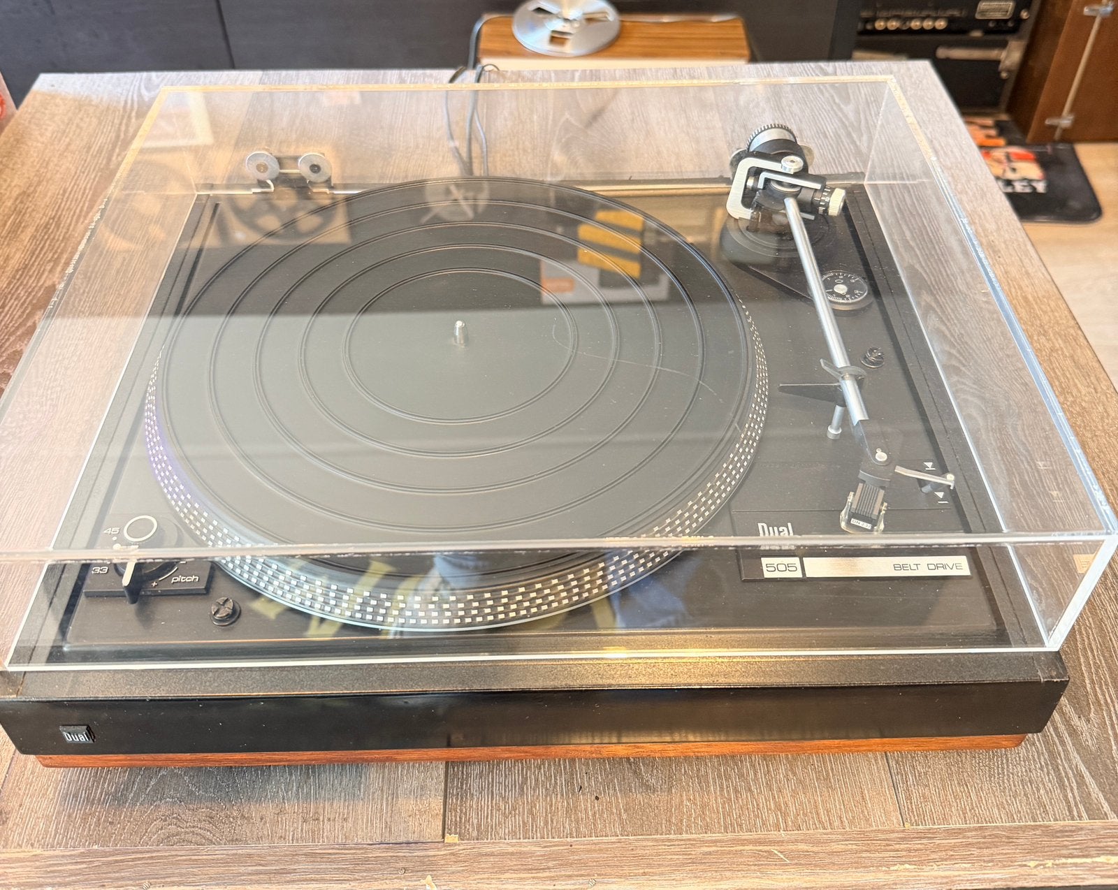 Dual 505 • Pitch control • halfautomaat • GARANTIE, Pitch-regelaar, Refurbished, Ophalen of Verzenden, Dual