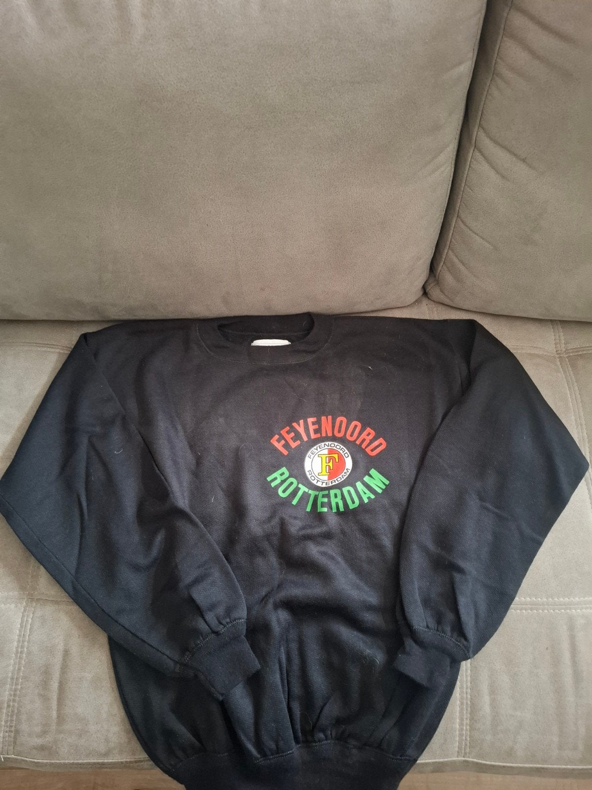 Feyenoord Bulldog Sweater Zwart - Zo goed als nieuw, Ophalen of Verzenden, Zo goed als nieuw, Feyenoord