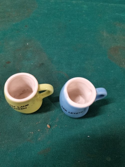 mini pullen aamsel duits, Verzamelen, Glas en Borrelglaasjes, Ophalen of Verzenden, 'T Olde Gre-j, Info@toldegrej.nl, Endepoelstraat 20f Didam