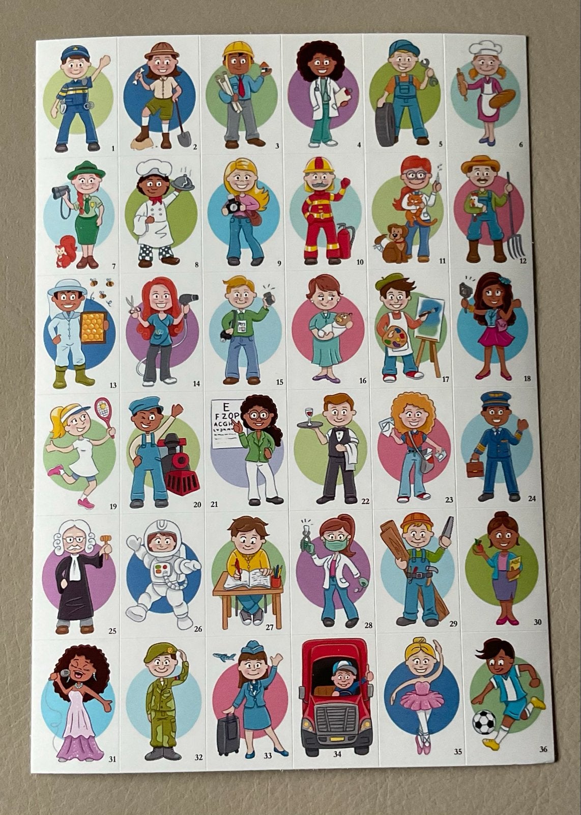 Stickervel Beroepen - De Stulp (Serie 461), Verzamelen, Ophalen of Verzenden, Nieuw, Overige typen