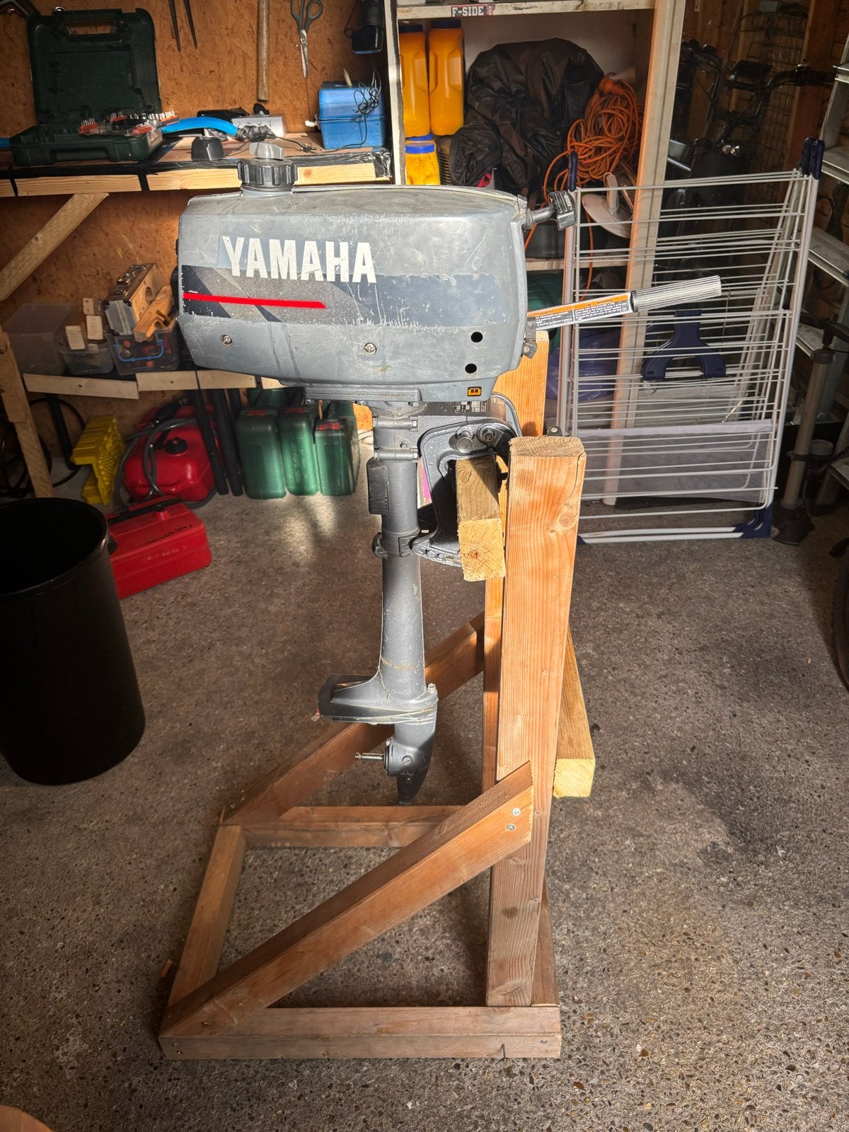 Yamaha 2 PK 2-takt buitenboordmotor (zonder propeller), Watersport en Boten, Ophalen of Verzenden, Gebruikt