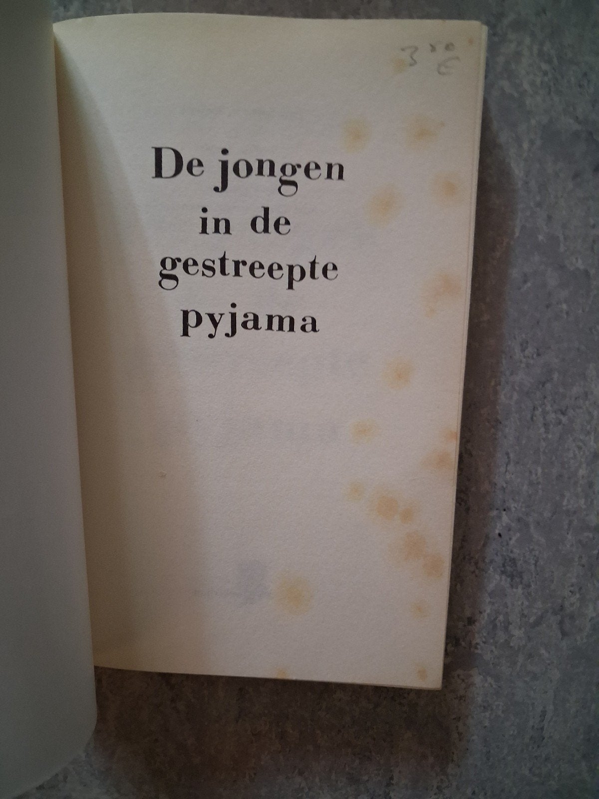 De jongen in de gestreepte pyjama - John Boyne (gebruikt), Boeken, Ophalen of Verzenden, Gelezen, John Boyne