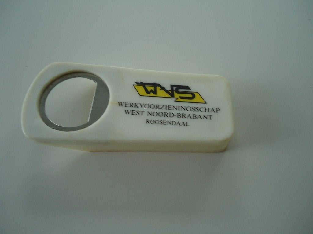 flesopener met reclame er op ( heb 3 verschillende ), Ophalen of Verzenden, Gebruikt
