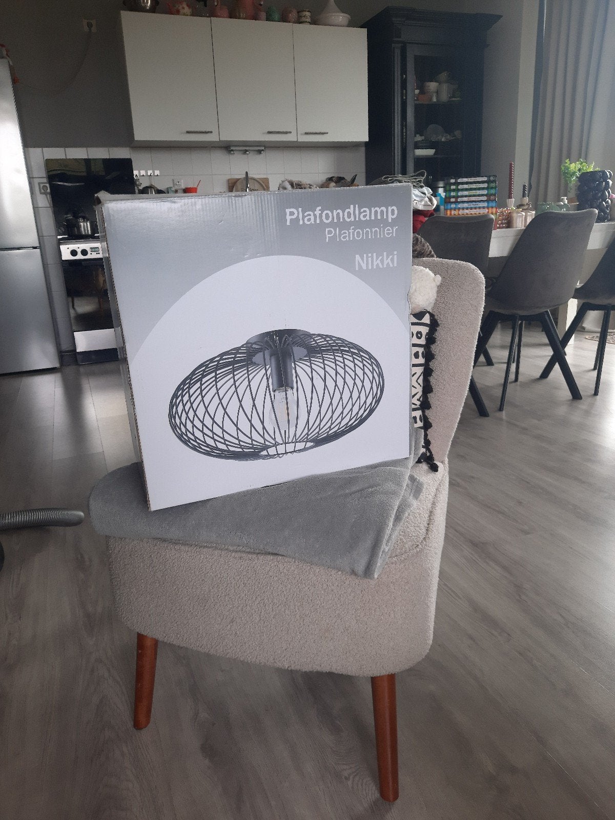 nikki plafondlamp, Ophalen, Zwart, Nieuw, Plafondlamp