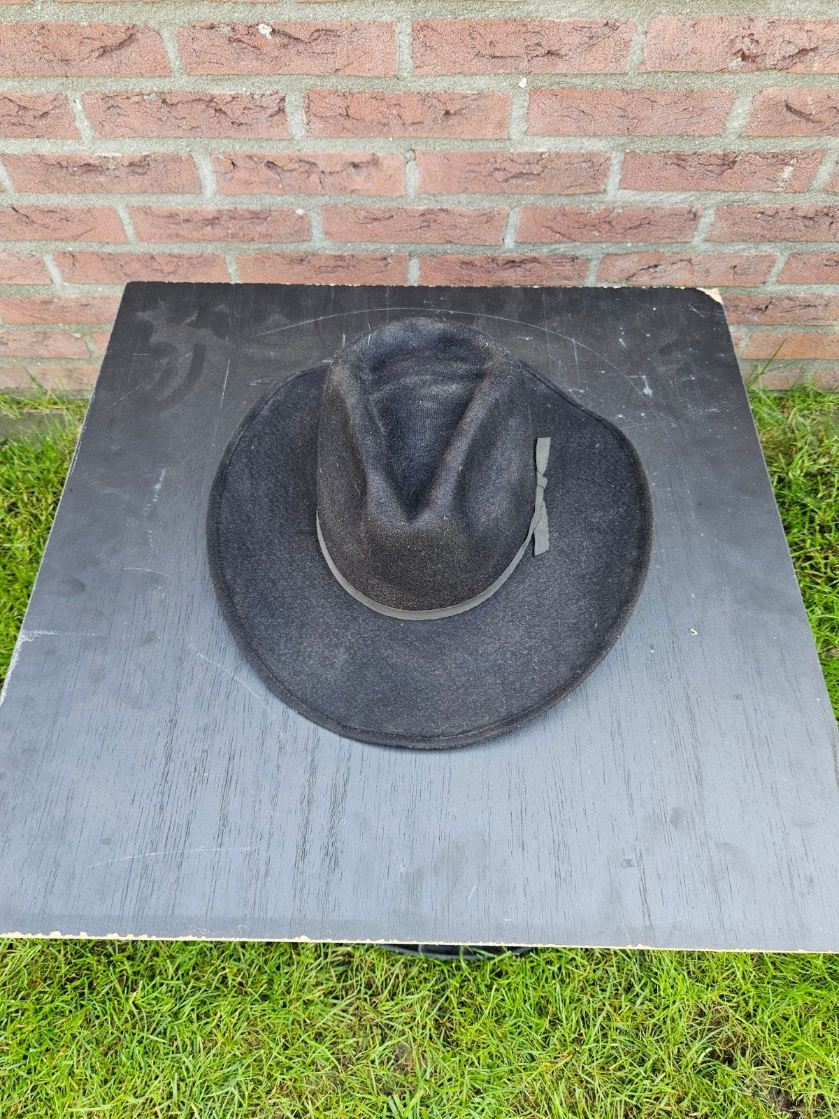Zwarte cowboyhoed - Maat 58 (L), Kleding | Heren, Ophalen of Verzenden, Gedragen, Onbekend, Hoed