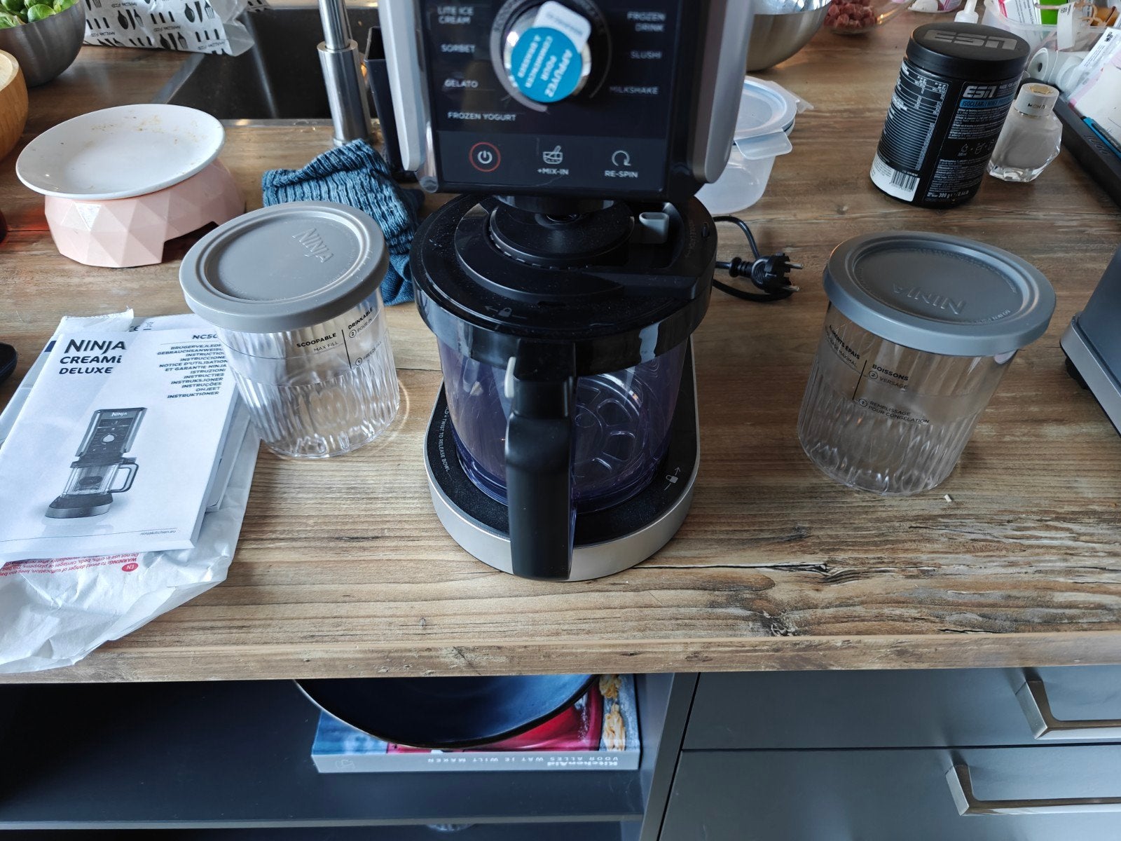 Ninja Creami Deluxe IJsmachine - Zo goed als nieuw, Witgoed en Apparatuur, 3 snelheden of meer, Ophalen of Verzenden, Zo goed als nieuw