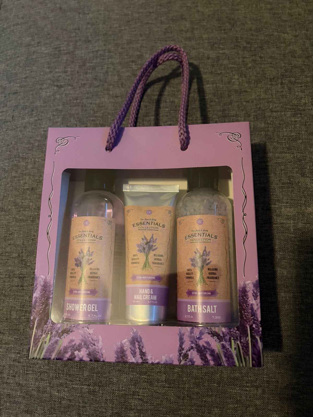 Lavendel Cadeauset: Douchegel, Handcrème, Badzout, Ophalen of Verzenden, Nieuw, Bad & Douche