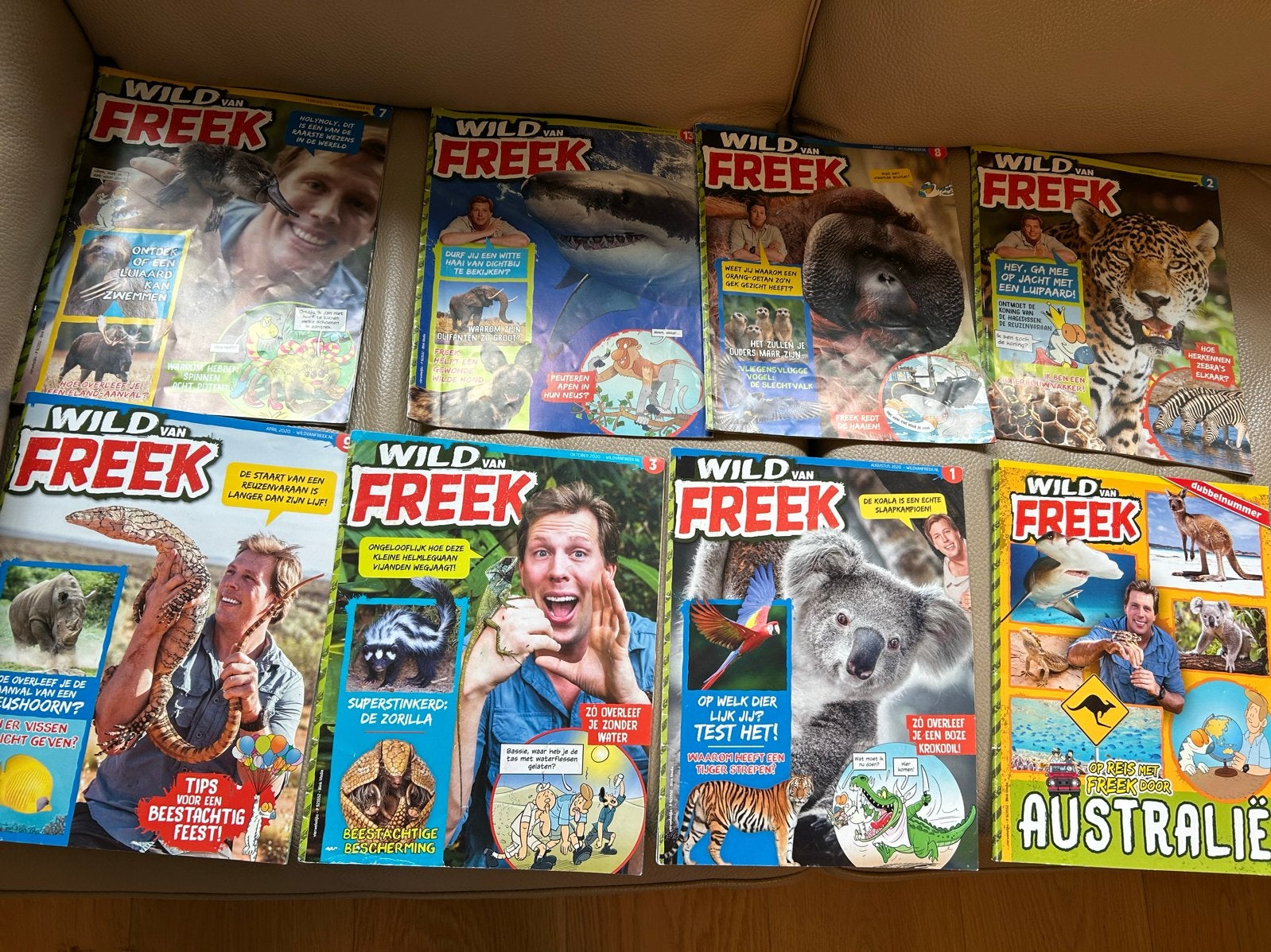 Wild van Freek tijdschriften - 8 stuks 2020/2021, Boeken, Ophalen of Verzenden, Gelezen, Wetenschap en Natuur