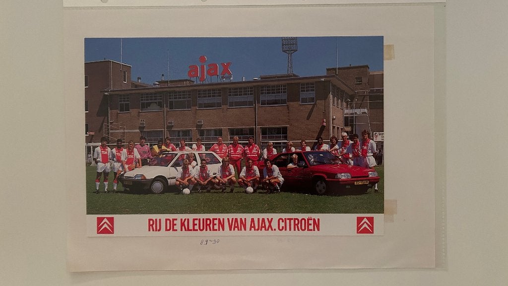 Citroën Ajax-spelerskaart (seizoen 1989-1990), Verzamelen, Ophalen of Verzenden, Zo goed als nieuw, Ajax, Spelerskaart