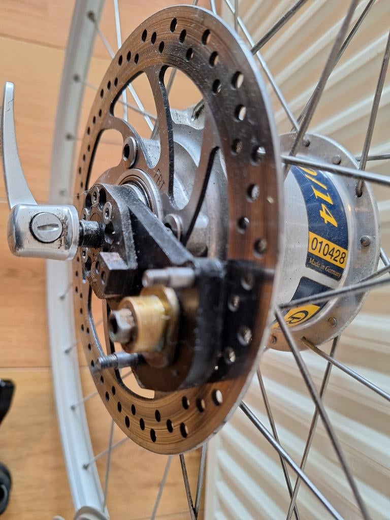 Rohloff wielset 28 inch met weinig kilometers en extra's, Wiel, Rohloff, Staal, Ophalen of Verzenden