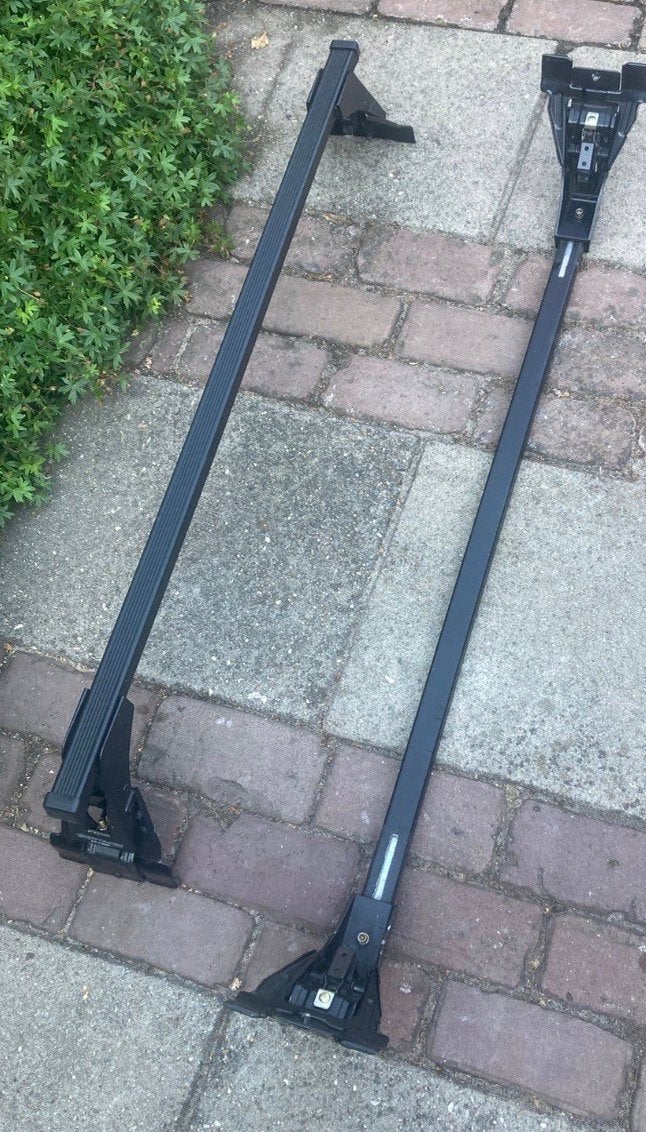 Mont Blanc dakdragers met balklengte van 103 cm, Ophalen of Verzenden, Gebruikt