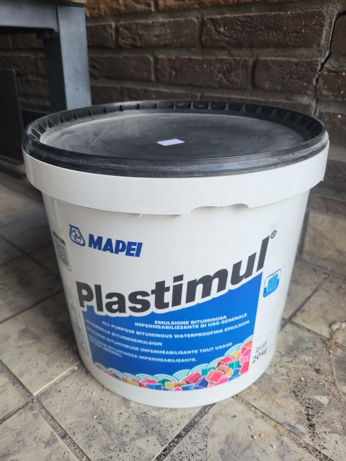 Mapei Plastimul Bitumenemulsie - Waterdichtmakende Emulsie, Ophalen, Wit