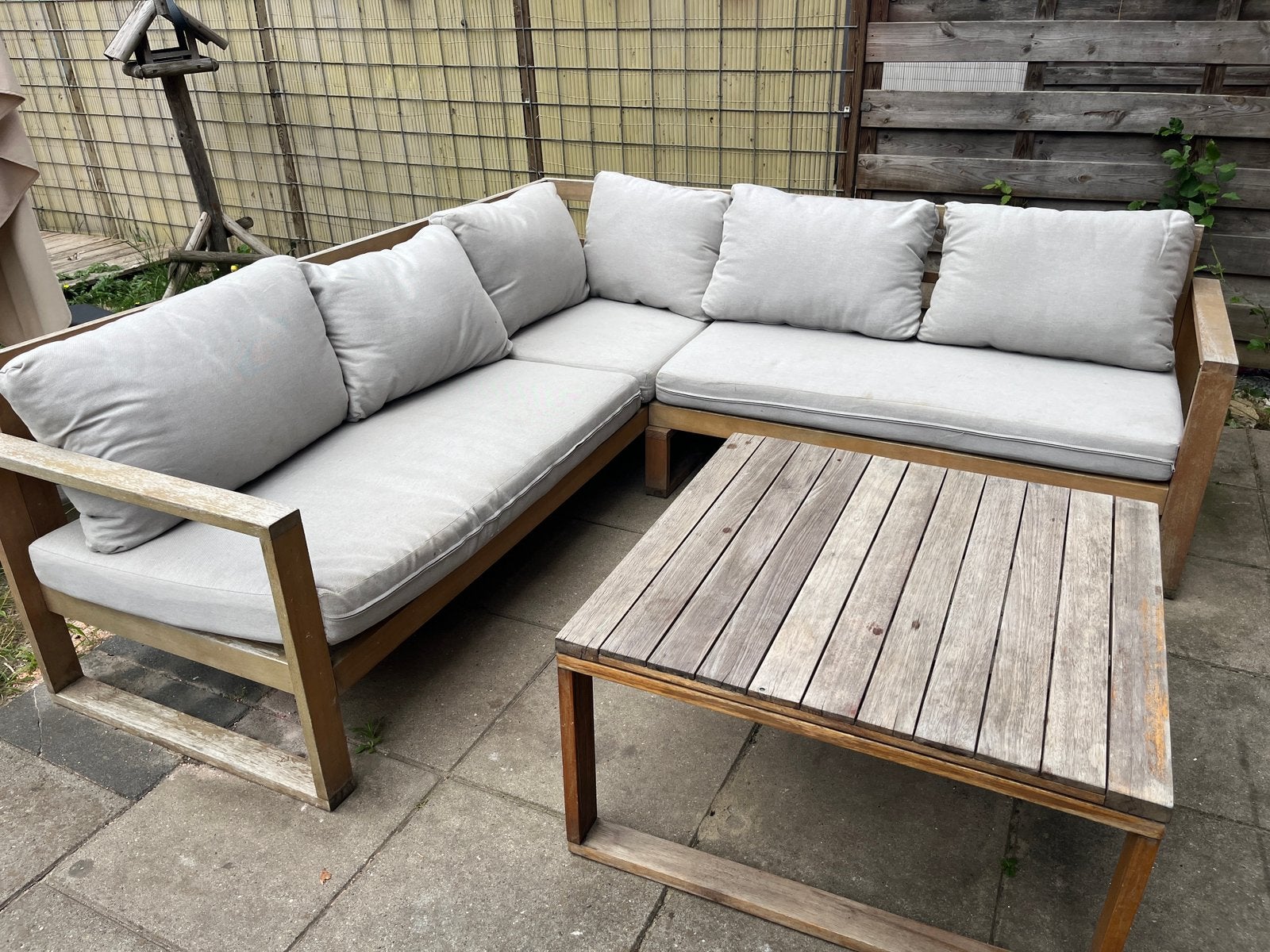 Tuinset Louis (156027)Loungebank Gamma, Tuin en Terras, Ophalen, Gebruikt, 6 zitplaatsen, Loungeset