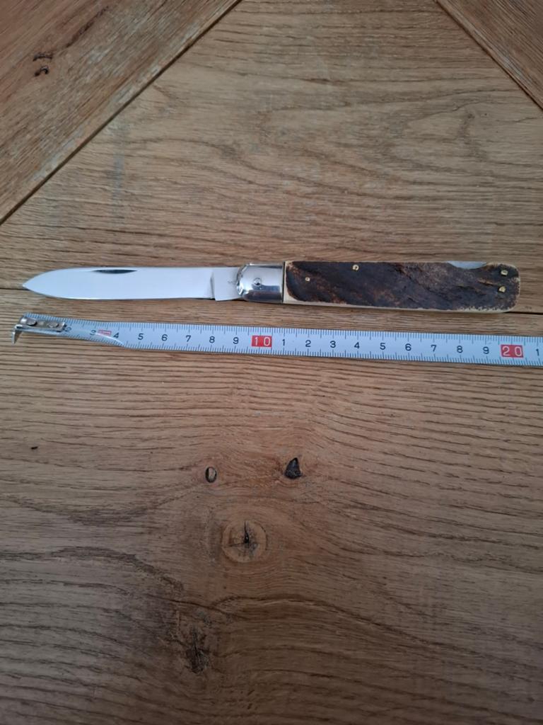 Stag Hirsch hert mes zakmes Duits, Ophalen of Verzenden, Zo goed als nieuw