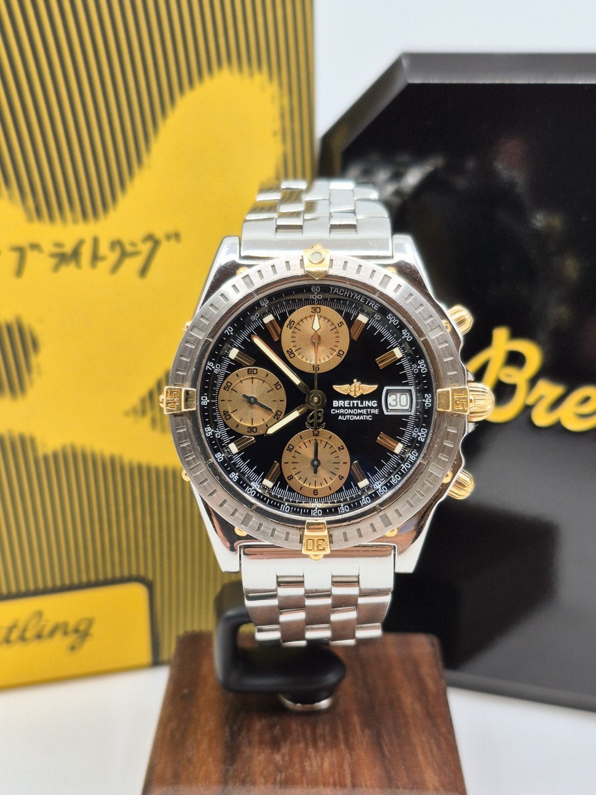 Breitling Chronomat B13352 

Te koop aangeboden: een, Ophalen of Verzenden, Zo goed als nieuw, Staal, Breitling