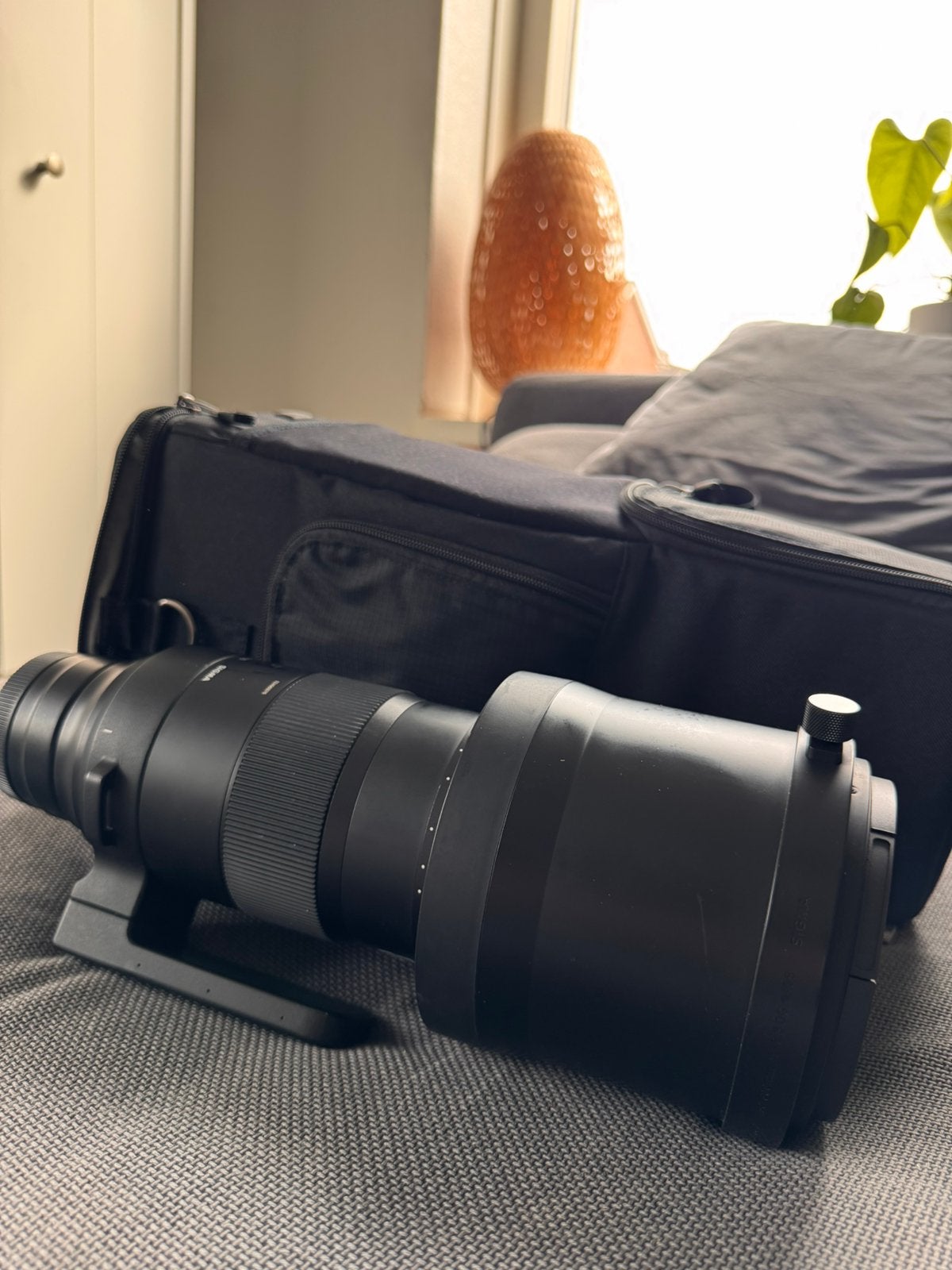 Sigma 150-600mm SPORT Canon EF, Canon EF-EOS R adapter + tas, Audio, Tv en Foto, Ophalen of Verzenden, Zo goed als nieuw, Telelens