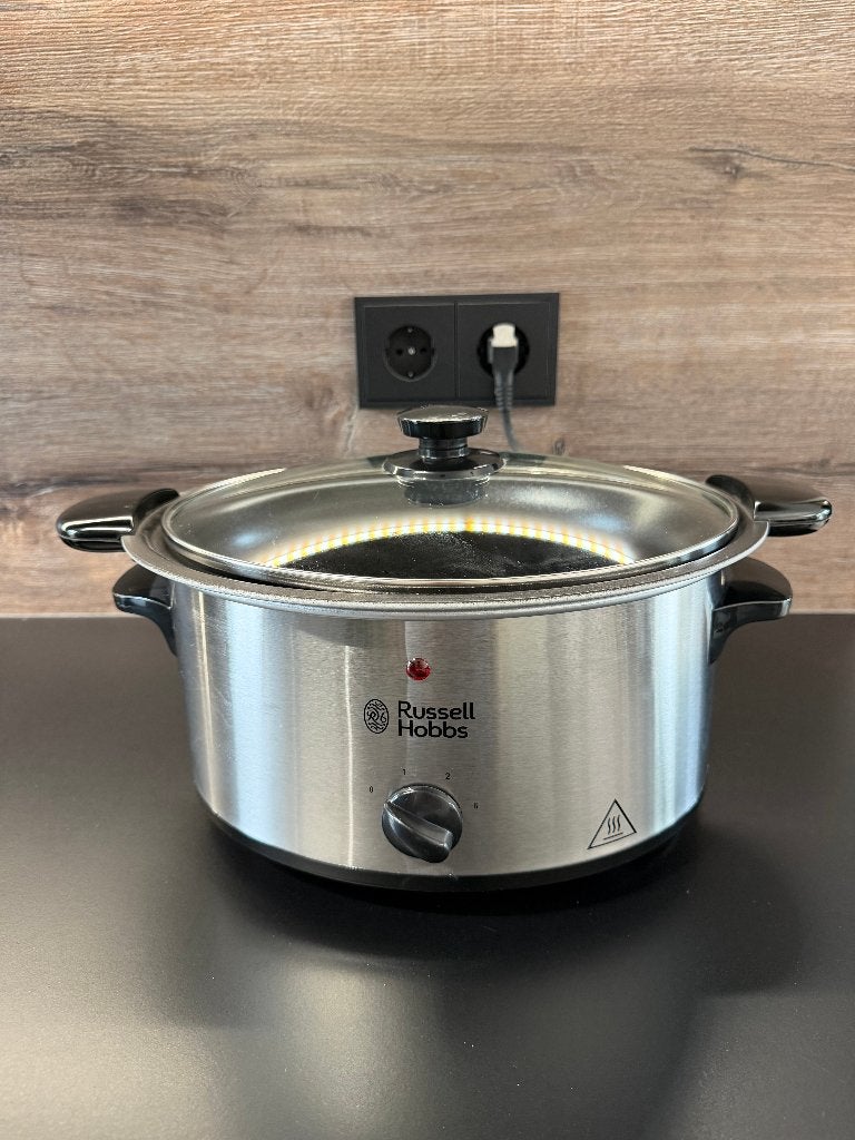 Russell Hobbs Slowcooker (3,5L) incl. Uitneembare pan, Ophalen of Verzenden, Zo goed als nieuw