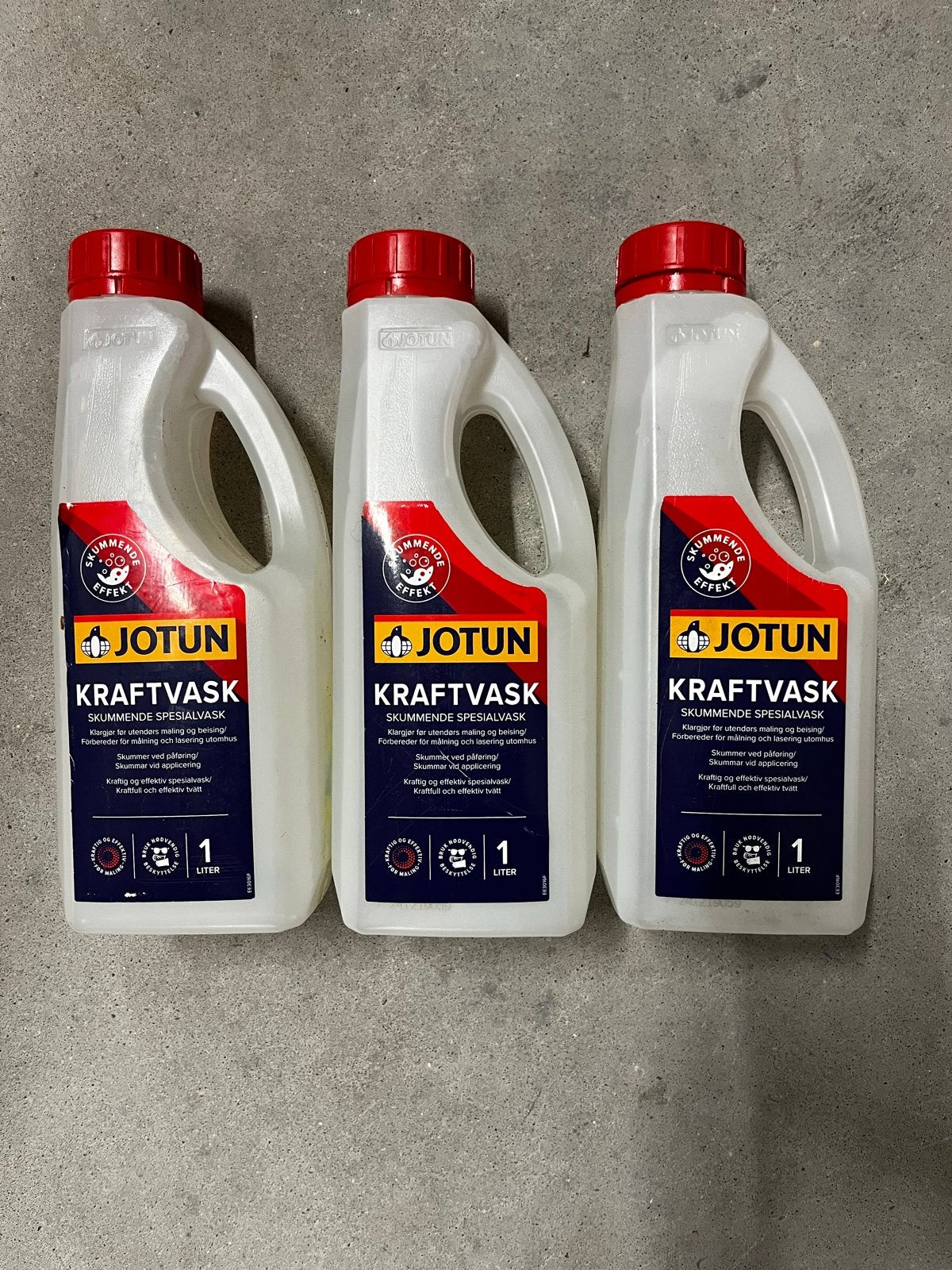 Jotun Kraftvask - Krachtige reiniger voor buiten(3x 1 liter), Ophalen, Schoonmaakmiddel