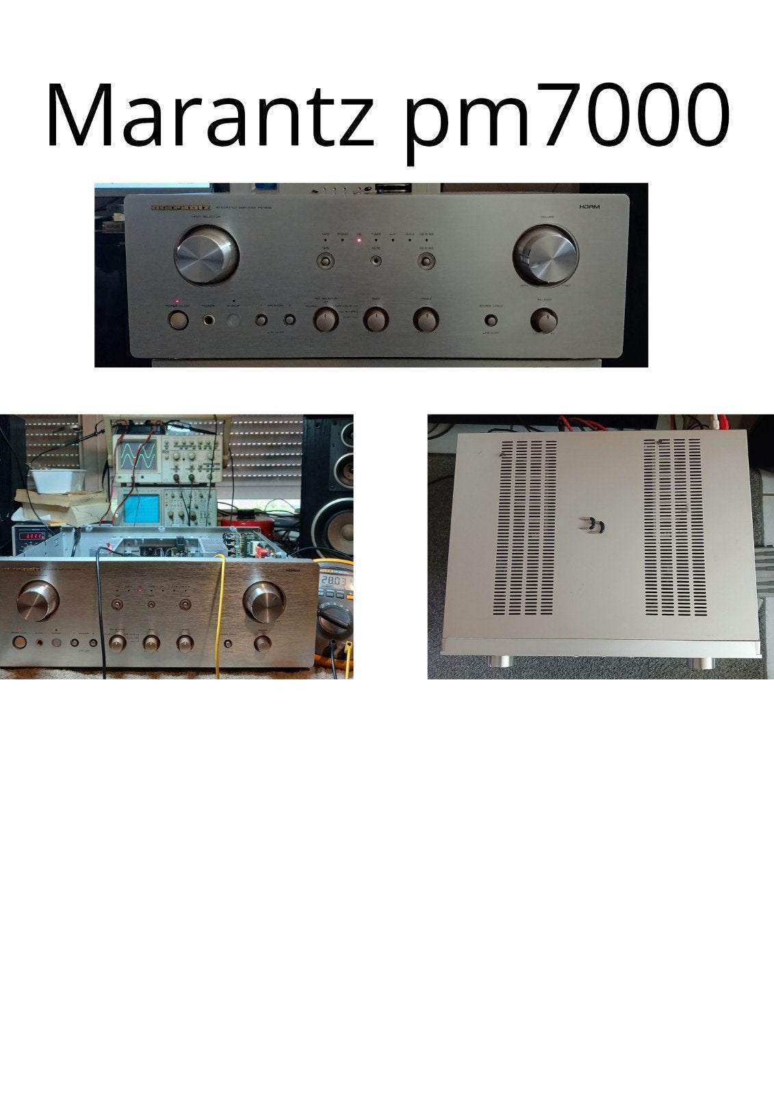 Marantz PM 7000, Ophalen of Verzenden, Zo goed als nieuw, 60 tot 120 watt, Marantz