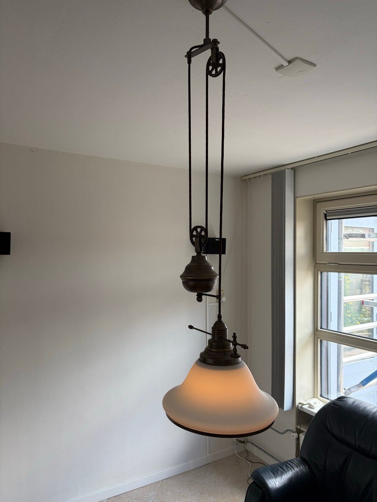 Complete set lampen met antieke uitstraling, Ophalen, Gebruikt, Glas, E27 (groot)